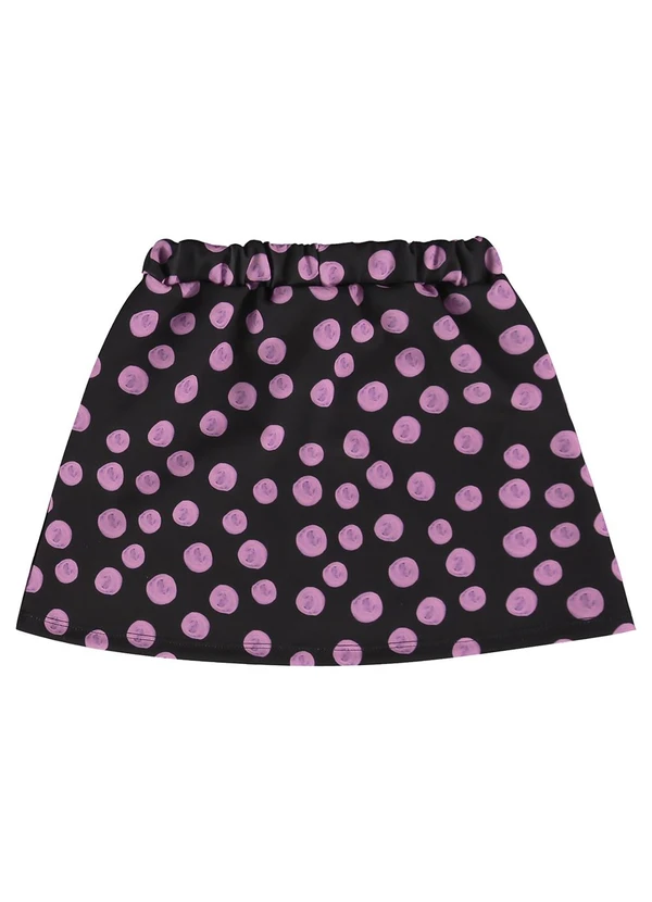 Guloseima - Conjunto Infantil Blusa e Saia Branco 6