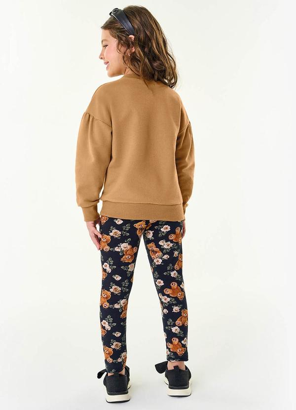Trick Nick - Conjunto Infantil Blusão com Legging Marrom 2