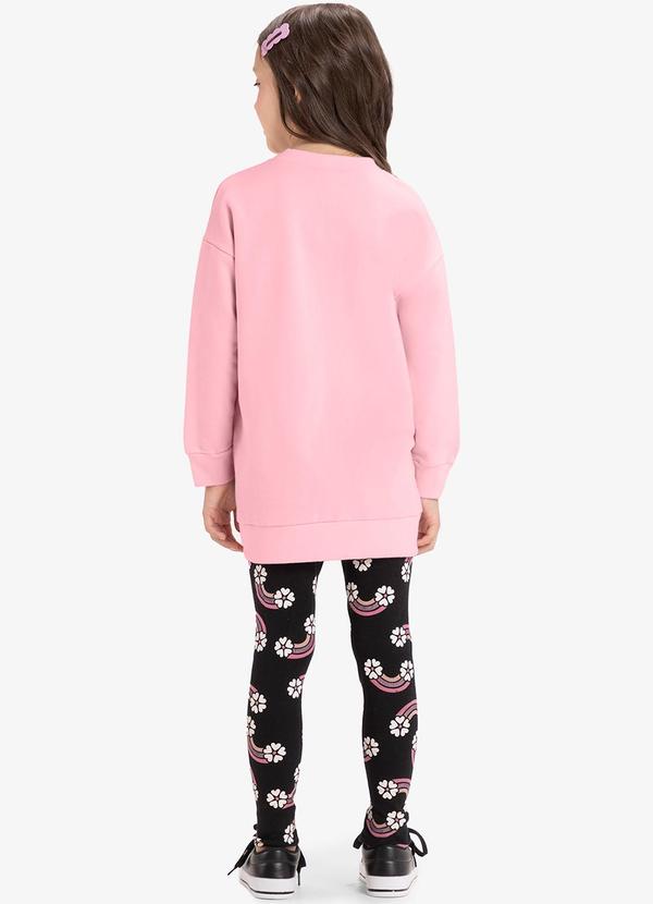 Rovi Kids - Conjunto Infantil Blusão com Legging Rosa 2