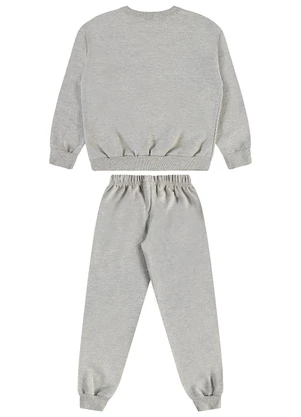 Guloseima - Conjunto Infantil Blusão e Calça Cinza - GULOSEIMA