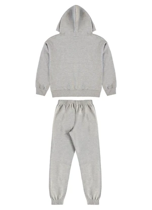 Guloseima - Conjunto Infantil Blusão e Calça Cinza - GULOSEIMA