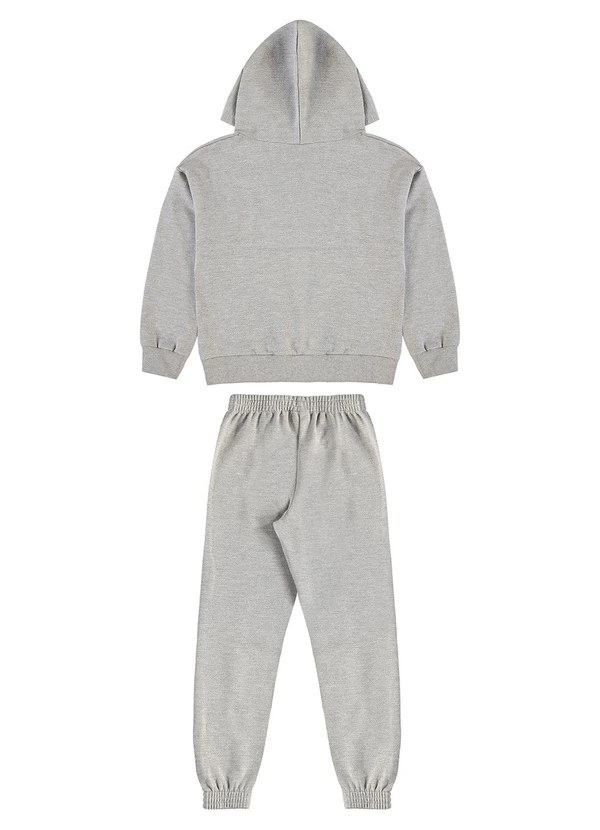 Guloseima - Conjunto Infantil Blusão e Calça Cinza 2