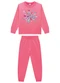Marlan - Conjunto Infantil Blusão e Calça Moletom Bege - variação: Rosa