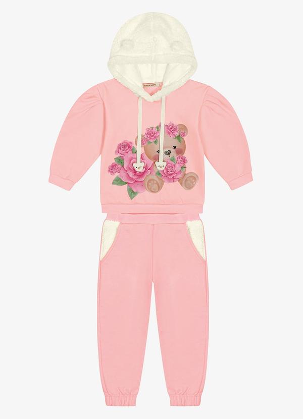 Trick Nick - Conjunto Infantil Blusão e Calça Rosa 3