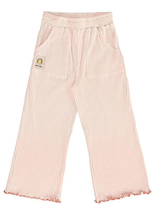 Três e Já - Conjunto Infantil Blusão e Calça Rosa 7
