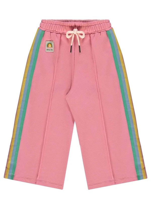 Três e Já - Conjunto Infantil Blusão e Calça Rosa 7