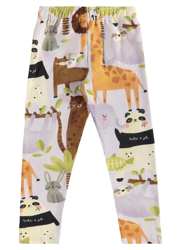 Três e Já - Conjunto Infantil Blusão e Calça Roxo 8