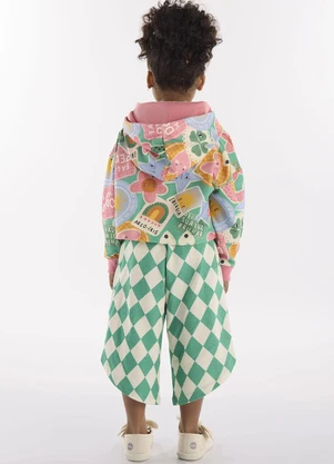 Três e Já - Conjunto Infantil Blusão e Calça Verde - TRÊS E JÁ