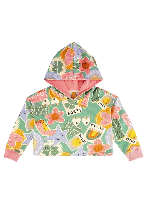 Três e Já - Conjunto Infantil Blusão e Calça Verde 5