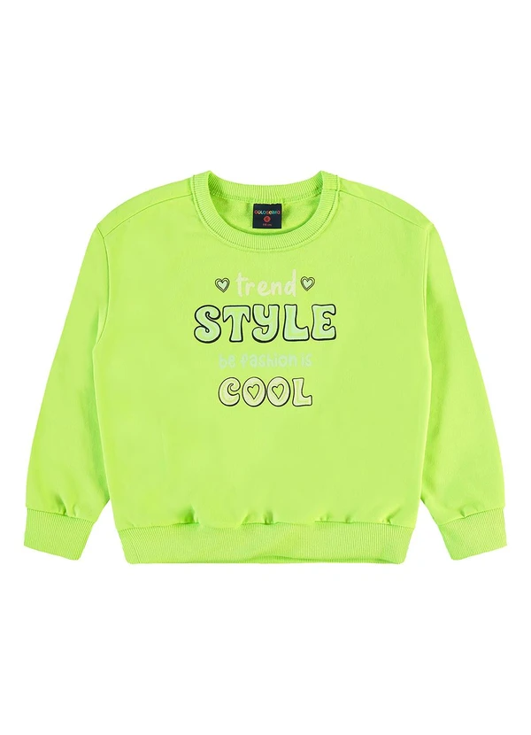 Guloseima - Conjunto Infantil Blusão e Calça Verde 4