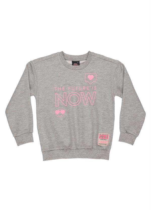 Gloss - Conjunto Infantil Blusão e Legging Cinza 3