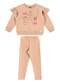 Bee Loop - Conjunto Infantil Blusão e Legging Rosa - variação:  