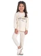 Duduka - Conjunto Infantil de Inverno Rosa - variação: Bege