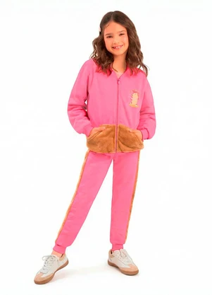 Duduka - Conjunto Infantil Capivara Rosa - DUDUKA
