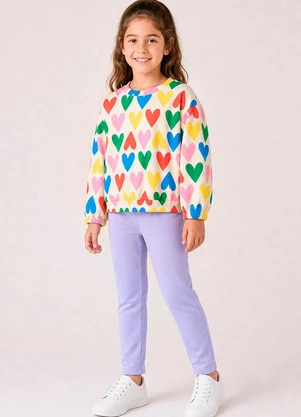 Bugbee - Conjunto Infantil Casaco e Calça Multicolorido - BUGBEE