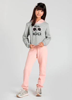 Vida Costeira - Conjunto Infantil Cat Girl Mescla - VIDA COSTEIRA