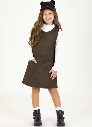 Soft Bonni - Conjunto Infantil Courino e Malha Essence Branco - SOFT BONNI