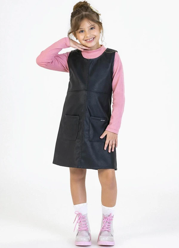 Soft Bonni - Conjunto Infantil Courino e Malha Essence Rosa