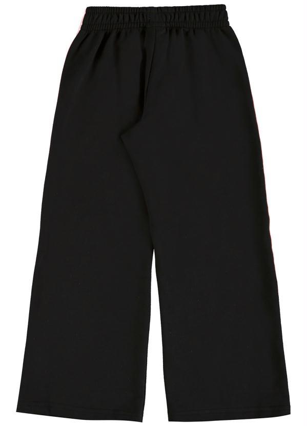 Quimby - Conjunto Infantil Cropped e Calça Pantalona Rosa 8