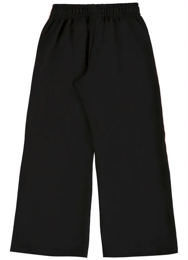 Quimby - Conjunto Infantil Cropped e Calça Pantalona Rosa 8