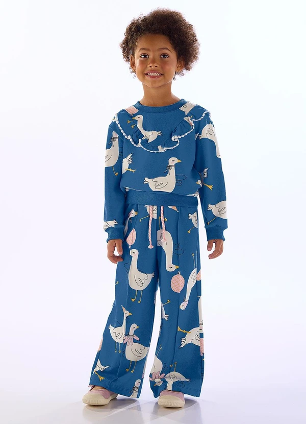 Três e Já - Conjunto Infantil Duquesa Azul 1