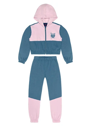 Guloseima - Conjunto Infantil em Molecotton Azul - GULOSEIMA