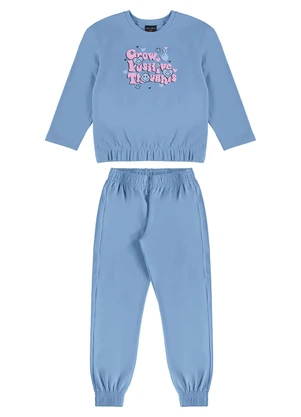 Guloseima - Conjunto Infantil em Molecotton Azul - GULOSEIMA