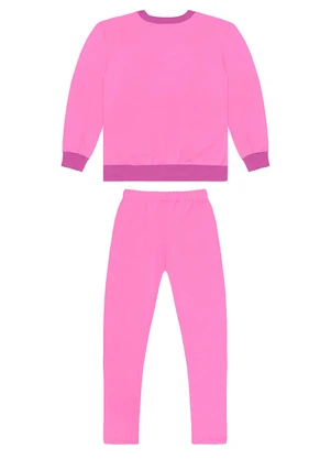 Guloseima - Conjunto Infantil em Molecotton Roxo - GULOSEIMA