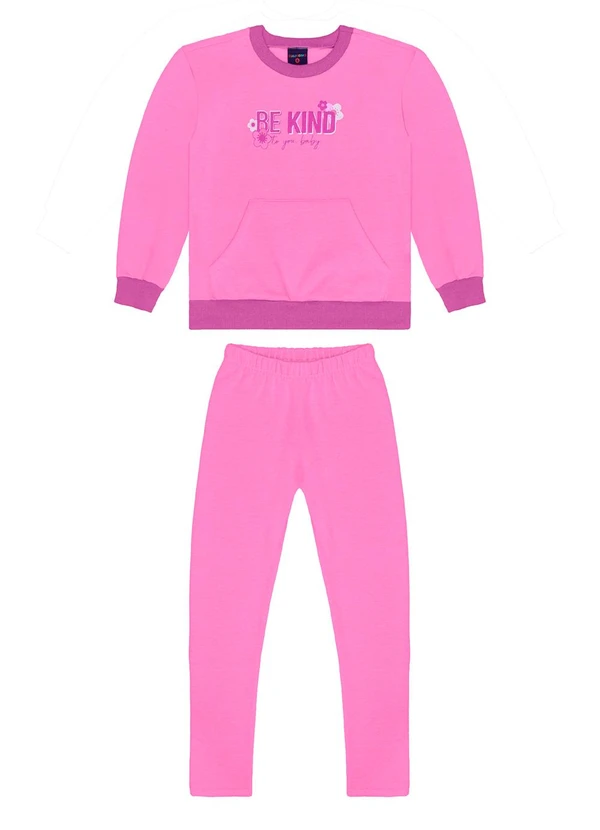 Guloseima - Conjunto Infantil em Molecotton Roxo