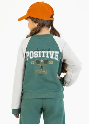 Soft Bonni - Conjunto Infantil em Moletinho Verde - SOFT BONNI