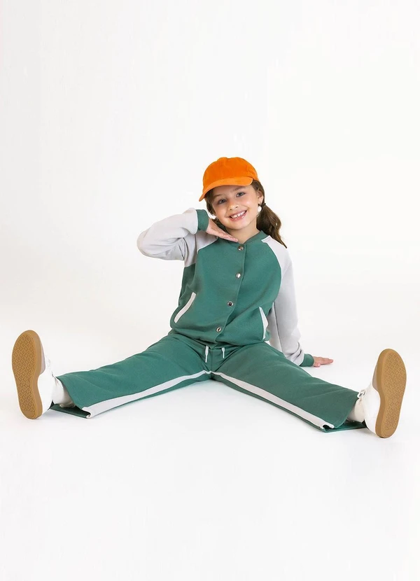 Soft Bonni - Conjunto Infantil em Moletinho Verde 3