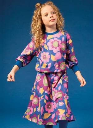 Bugbee - Conjunto Infantil em Moletom Azul - BUGBEE