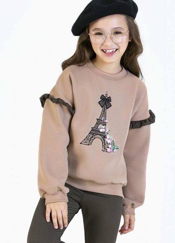 Soft Bonni - Conjunto Infantil em Moletom e Jacquard Bege 2