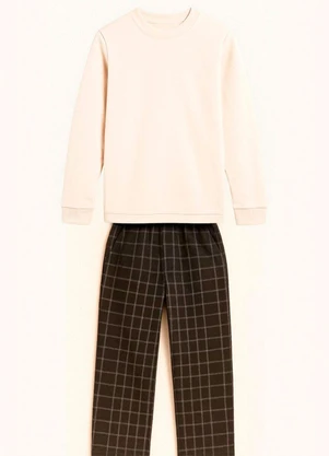 Bugbee - Conjunto Infantil em PlushCinza - BUGBEE