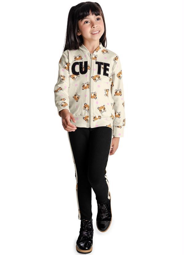 Rovi Kids - Conjunto Infantil Menina Cute Bege