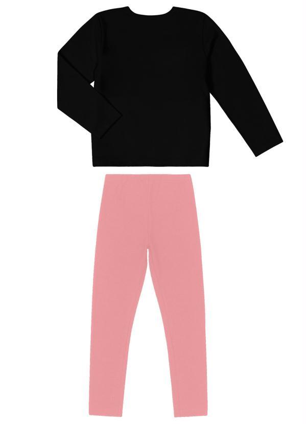 Rovi Kids - Conjunto Infantil Menina Laço Preto 2