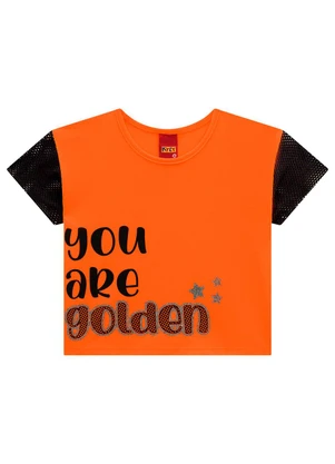 Kyly - Conjunto Infantil Menina Laranja - KYLY