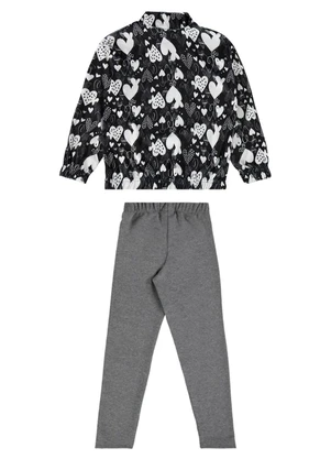 Guloseima - Conjunto Infantil Feminino Preto - GULOSEIMA