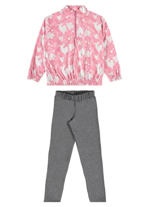 Guloseima - Conjunto Infantil Feminino Rosa - GULOSEIMA