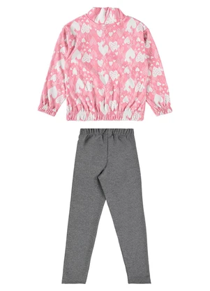 Guloseima - Conjunto Infantil Feminino Rosa - GULOSEIMA