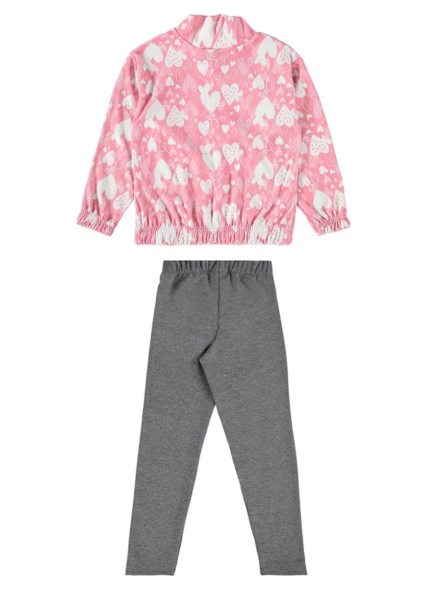 Guloseima - Conjunto Infantil Feminino Rosa 2