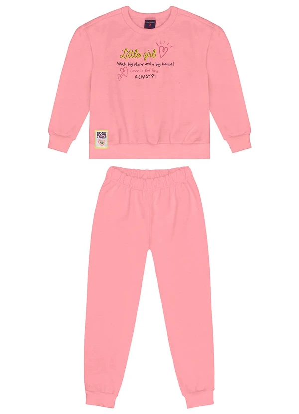 Guloseima - Conjunto Infantil Feminino Rosa