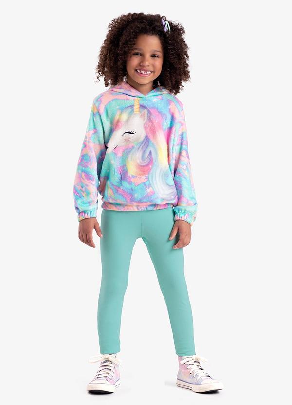 Rovi Kids - Conjunto Infantil Feminino Tie Dye Azul