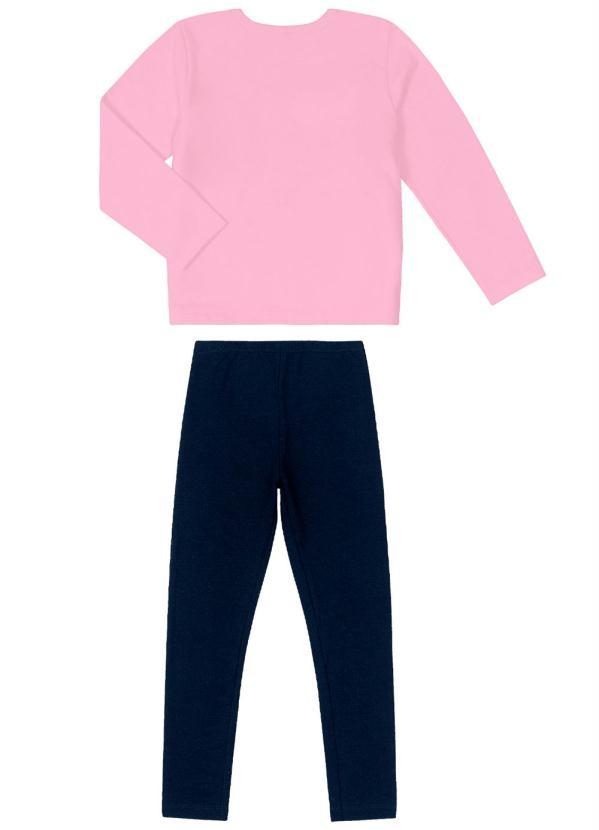 Rovi Kids - Conjunto Infantil Menina Ursinho Rosa 2