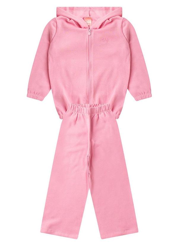 Rosa Azul - Conjunto Infantil Inverno Básico Iaia Rosa