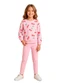 Rosa Azul - Conjunto Infantil Inverno Cereja Azul Marinho - variação: Rosa Claro