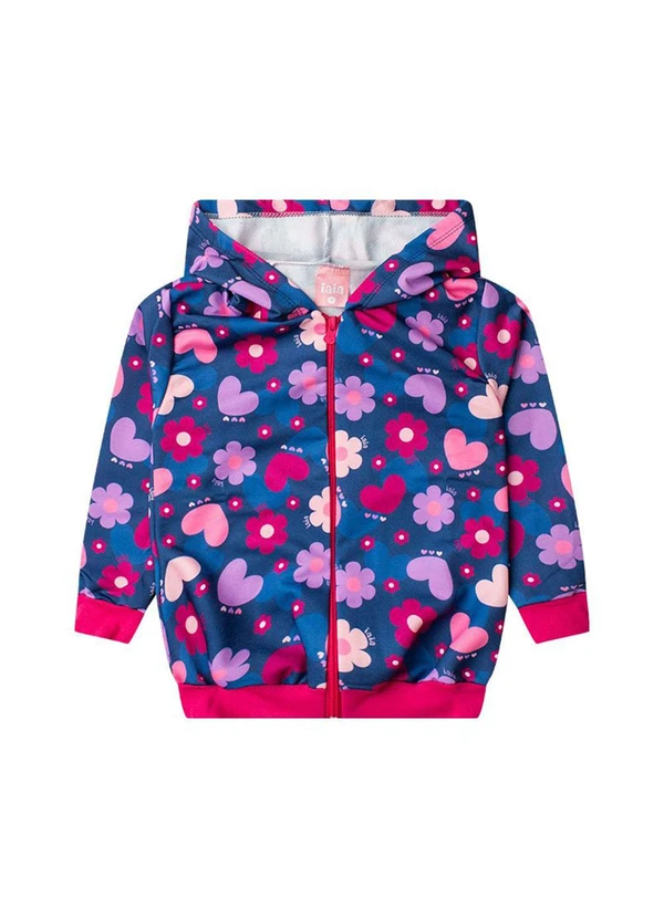 Rosa Azul - Conjunto Infantil Inverno Flores Iaia Azul 3