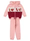 Rosa Azul - Conjunto Infantil Inverno Menina Love Iaia - variação:  