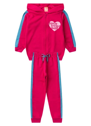 Rosa Azul - Conjunto Infantil Inverno Menina Love Yourself - ROSA AZUL