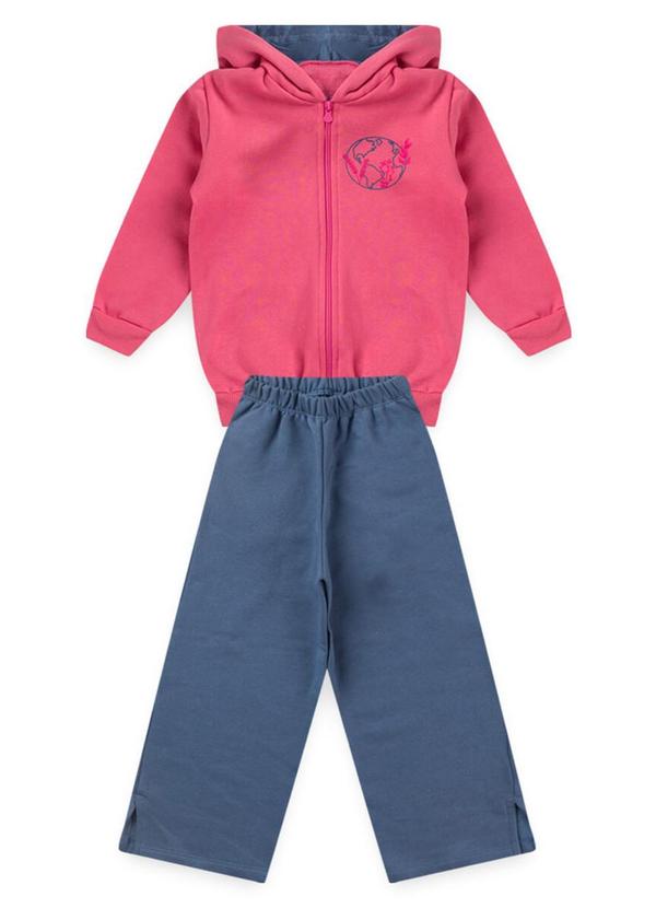 Rosa Azul - Conjunto Infantil Inverno Planet Iaia Rosa Claro 1